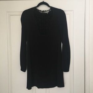 Black Tunic w/ Lace front